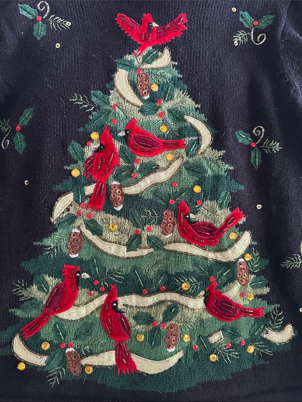 Vintage Heirloom Collectibles - Christmas Collection Sweater - Size PS